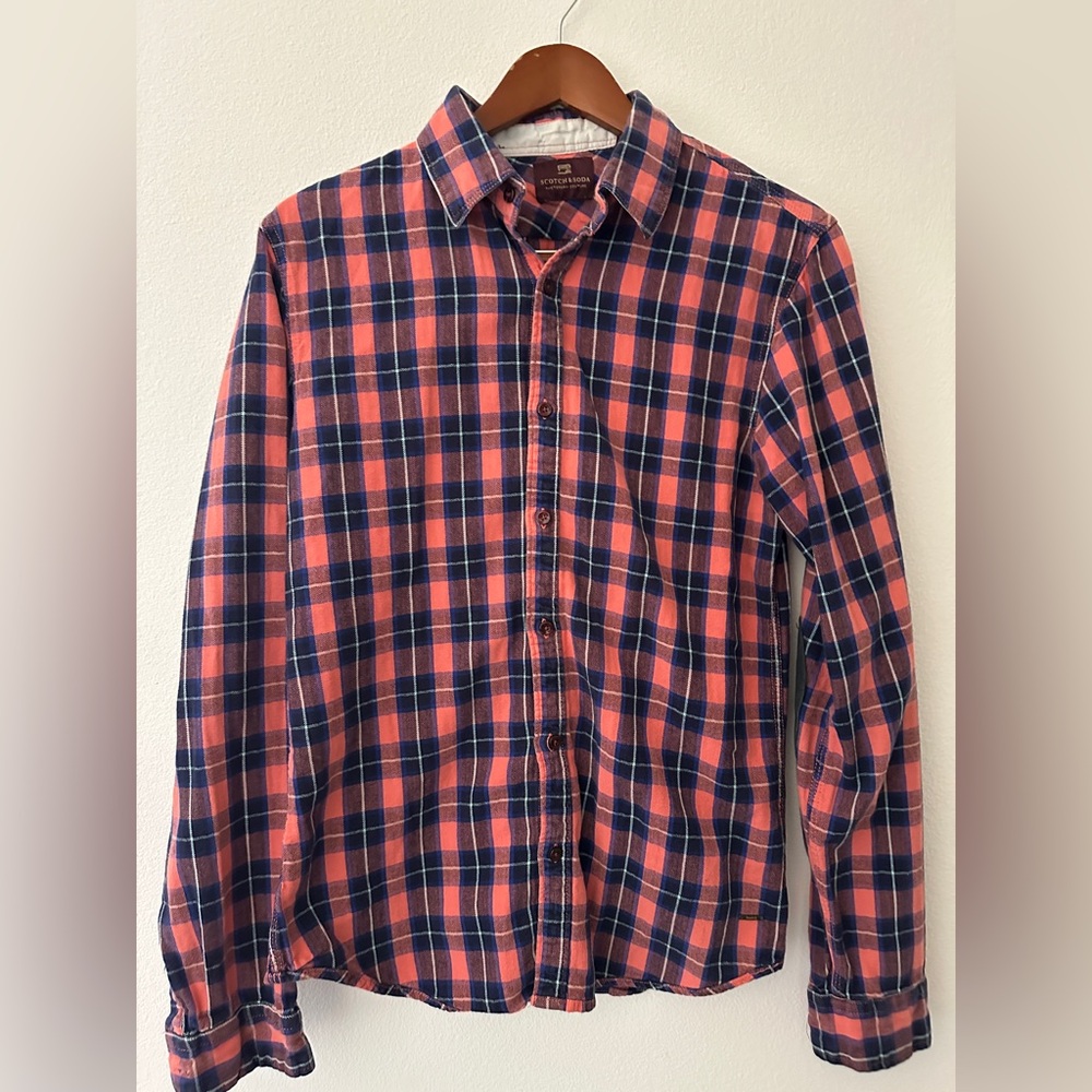 SCOTCH & SODA - men’s plaid button down
